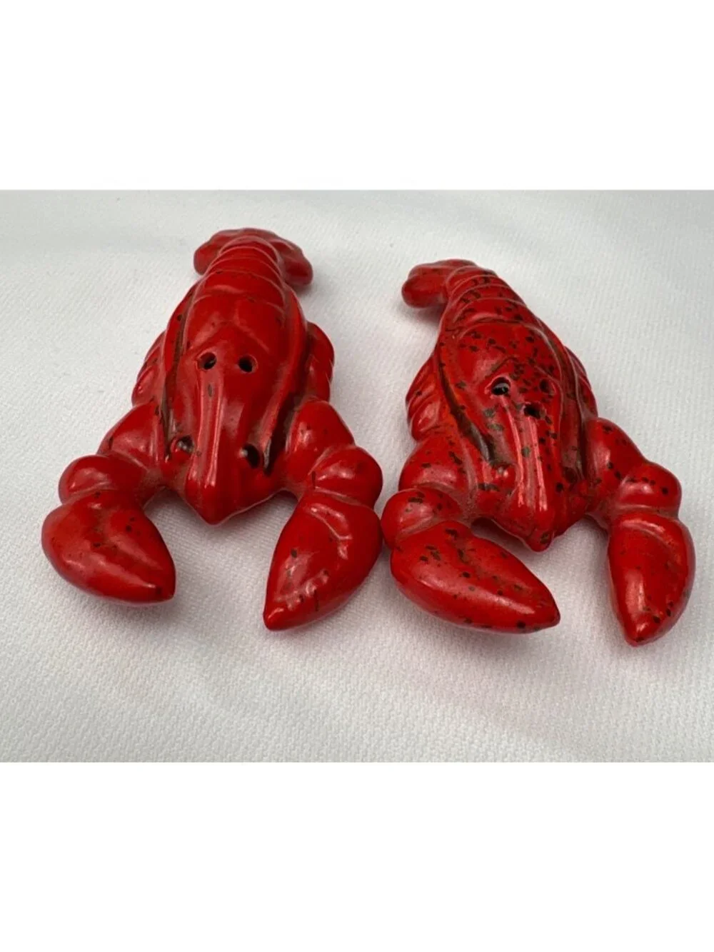 Red Lobster Salt & Pepper Shakers Ceramic Japan Decorative Vintage